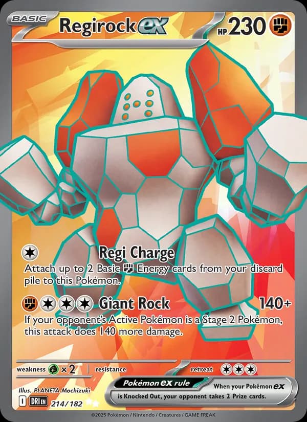 Regirock ex 214/182, Destined Rivals