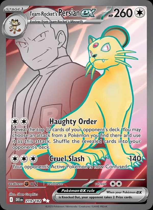 Team Rocket's Persian ex 219/182, Destined Rivals