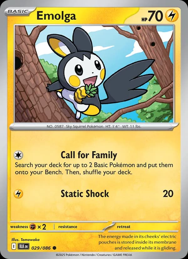 Emolga 029/86, Black Bolt