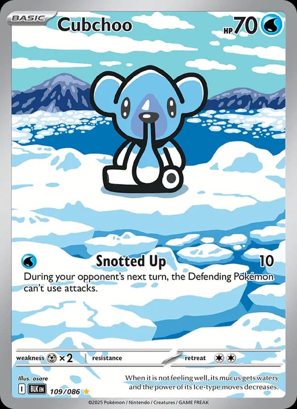 Cubchoo 109/86, Black Bolt