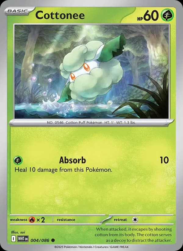 Cottonee 004/86, White Flare