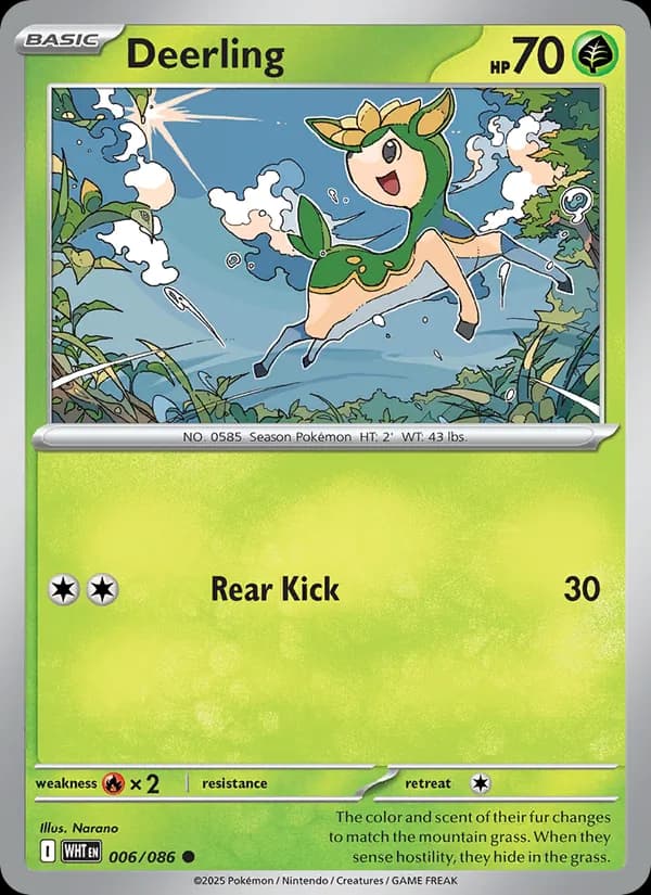 Deerling 006/86, White Flare