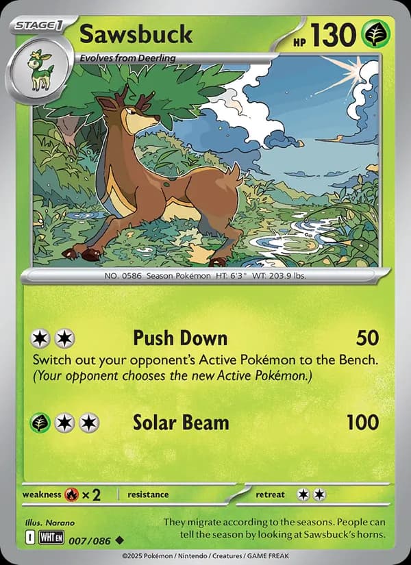 Sawsbuck 007/86, White Flare