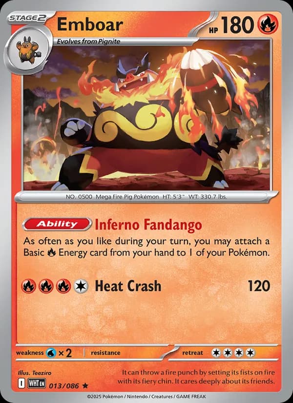 Emboar 013/86, White Flare