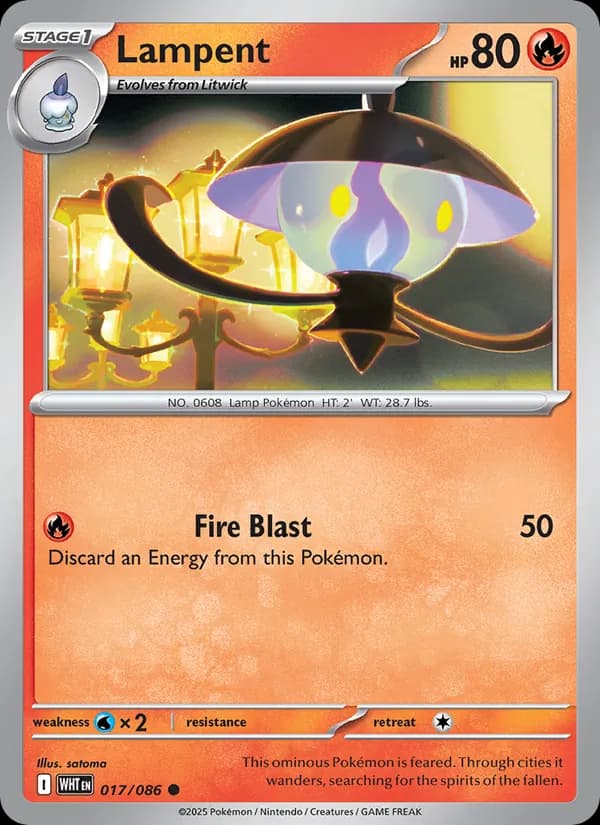 Lampent 017/86, White Flare
