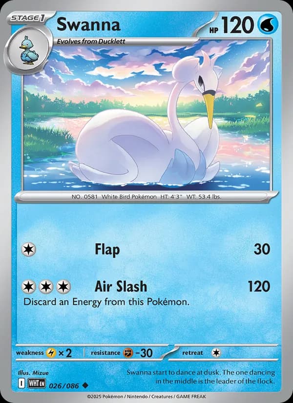 Swanna 026/86, White Flare