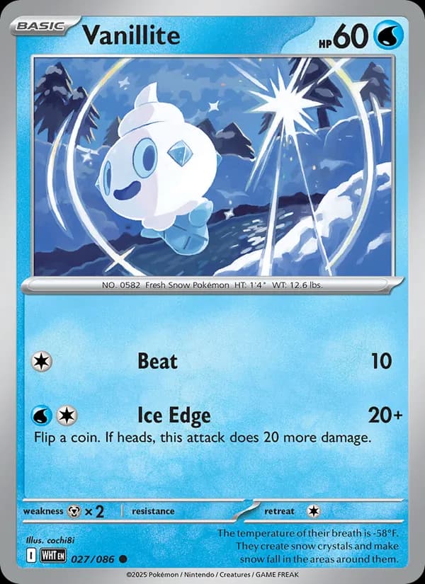 Vanillite 027/86, White Flare