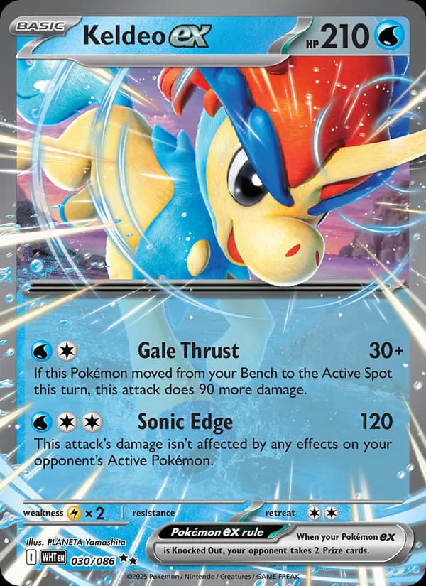 Keldeo ex 030/86, White Flare