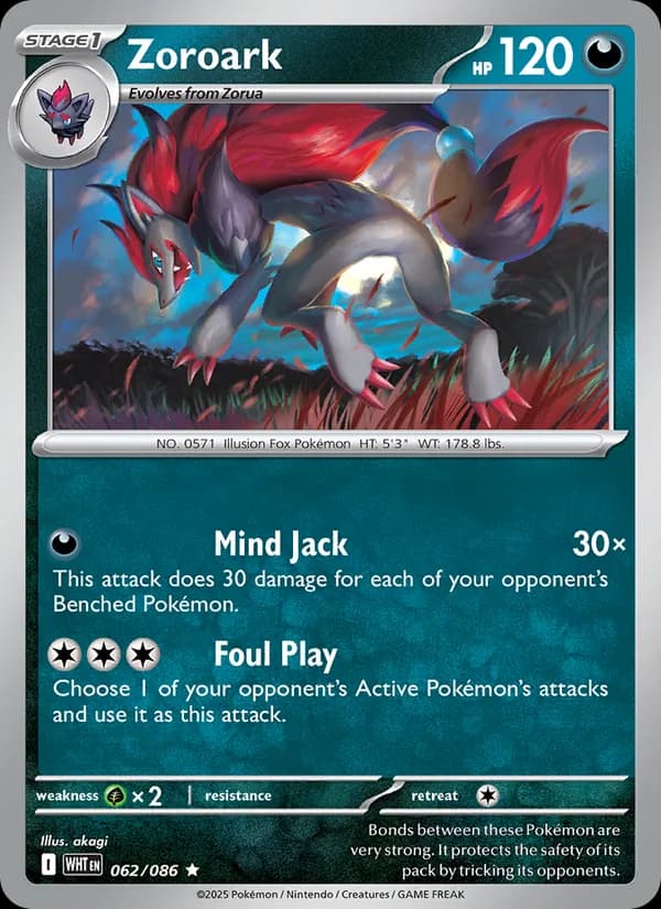 Zoroark 062/86, White Flare