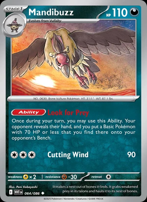 Mandibuzz 064/86, White Flare