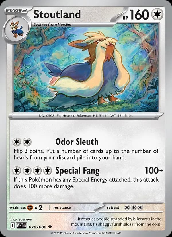Stoutland 076/86, White Flare