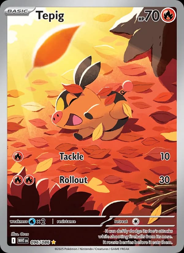 Tepig 096/86, White Flare