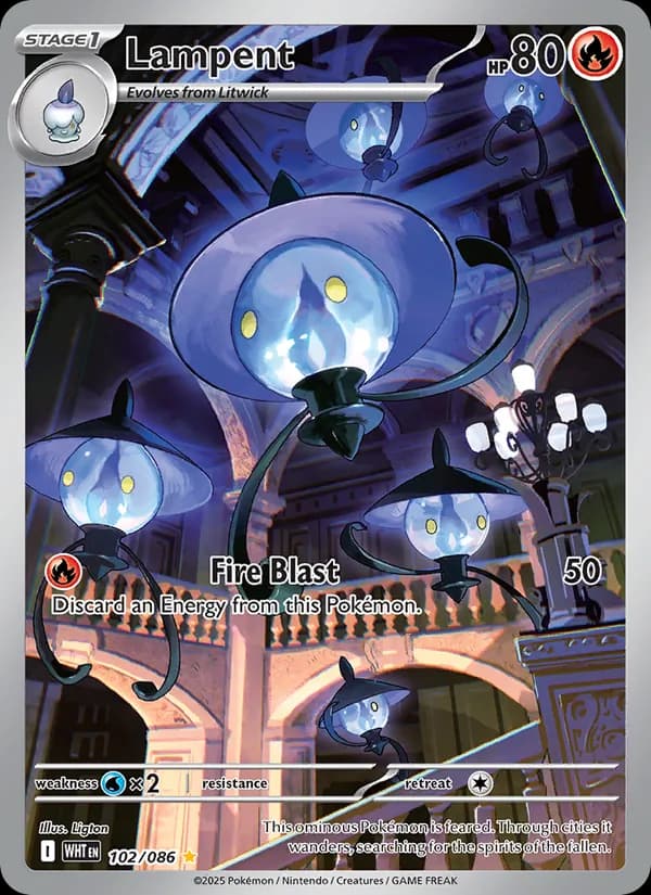 Lampent 102/86, White Flare
