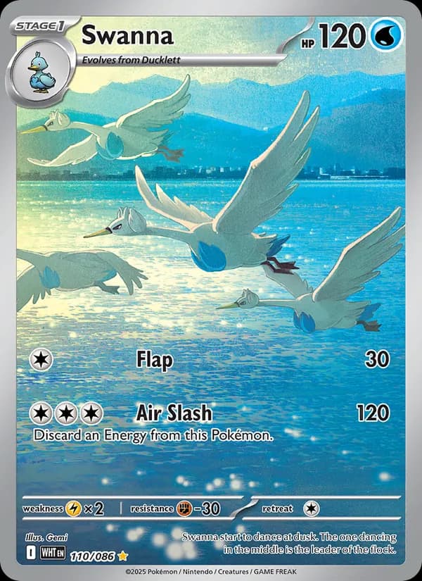 Swanna 110/86, White Flare