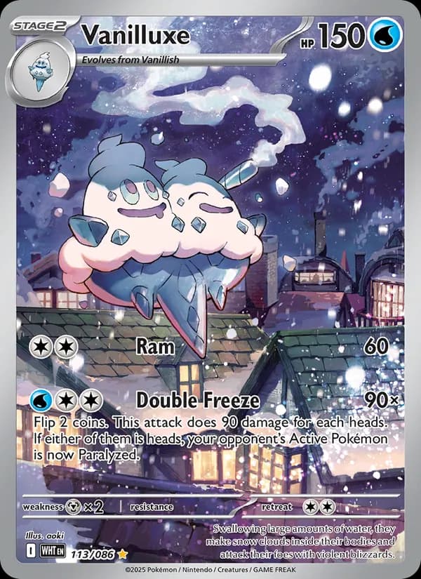 Vanilluxe 113/86, White Flare