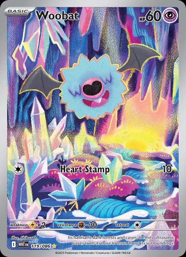 Woobat 119/86, White Flare