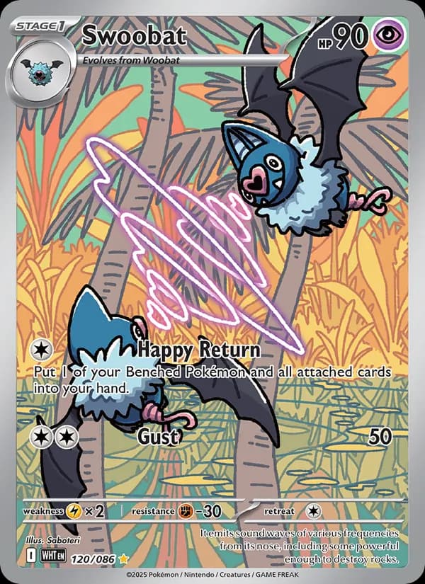 Swoobat 120/86, White Flare