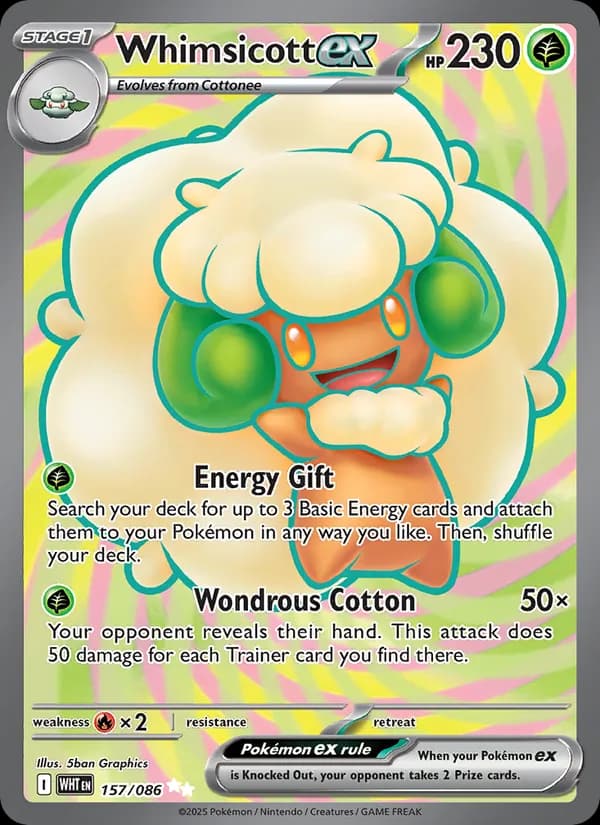 Whimsicott ex 157/86, White Flare