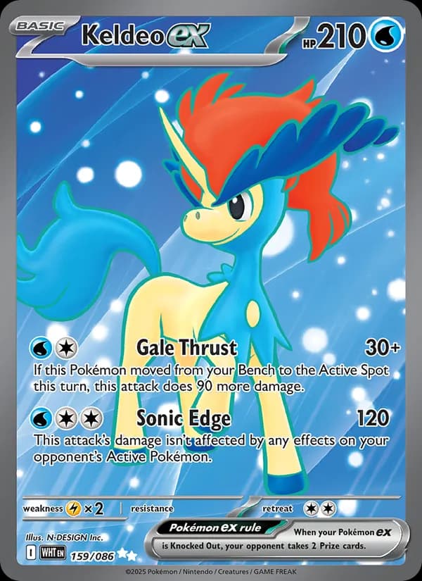 Keldeo ex 159/86, White Flare