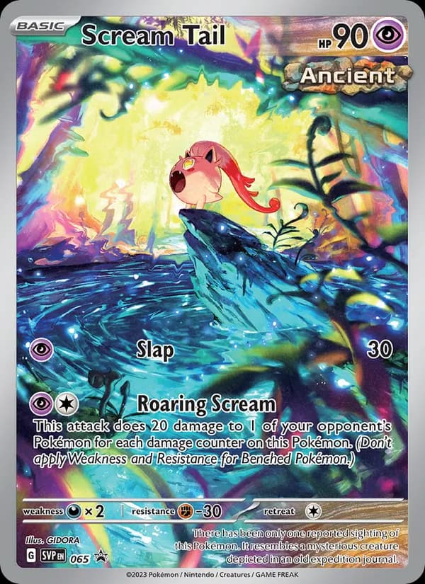 Scream Tail 065/225, SVP Black Star Promos