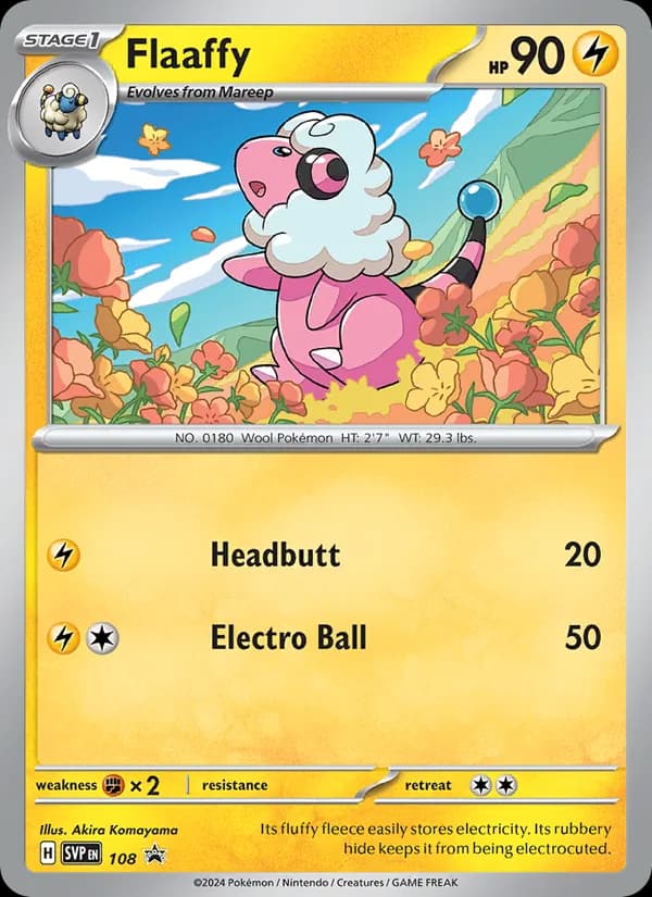 Flaaffy 108/225, SVP Black Star Promos