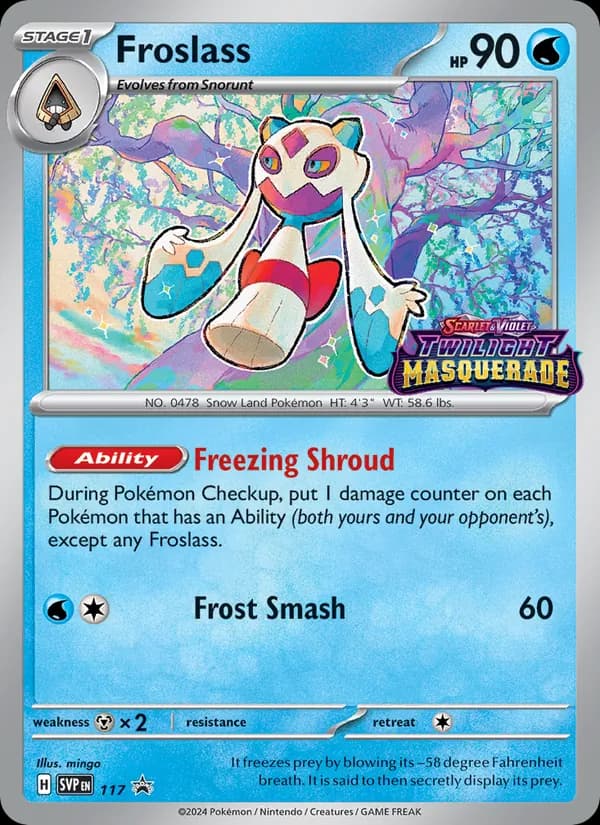 Froslass 117/225, SVP Black Star Promos