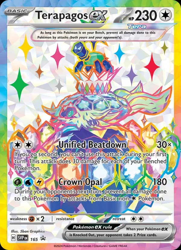 Terapagos ex 165/225, SVP Black Star Promos