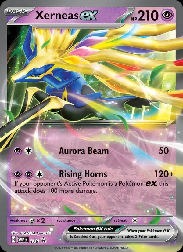 Xerneas ex 179/225, SVP Black Star Promos