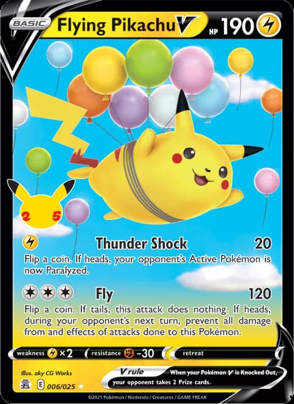 Flying Pikachu V 6/25