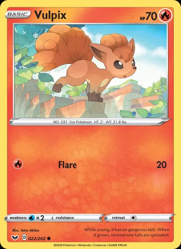 Vulpix 22/202, Sword & Shield