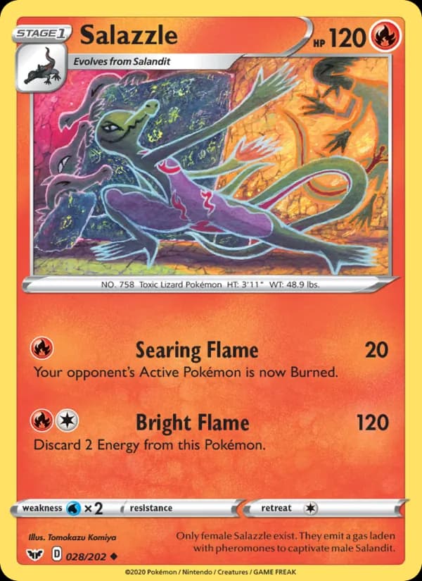 Salazzle 28/202, Sword & Shield