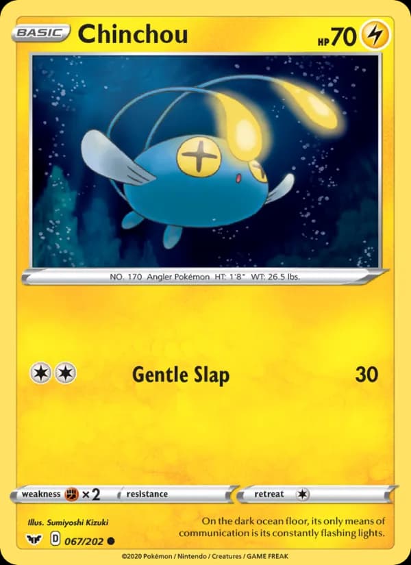 Chinchou 67/202, Sword & Shield