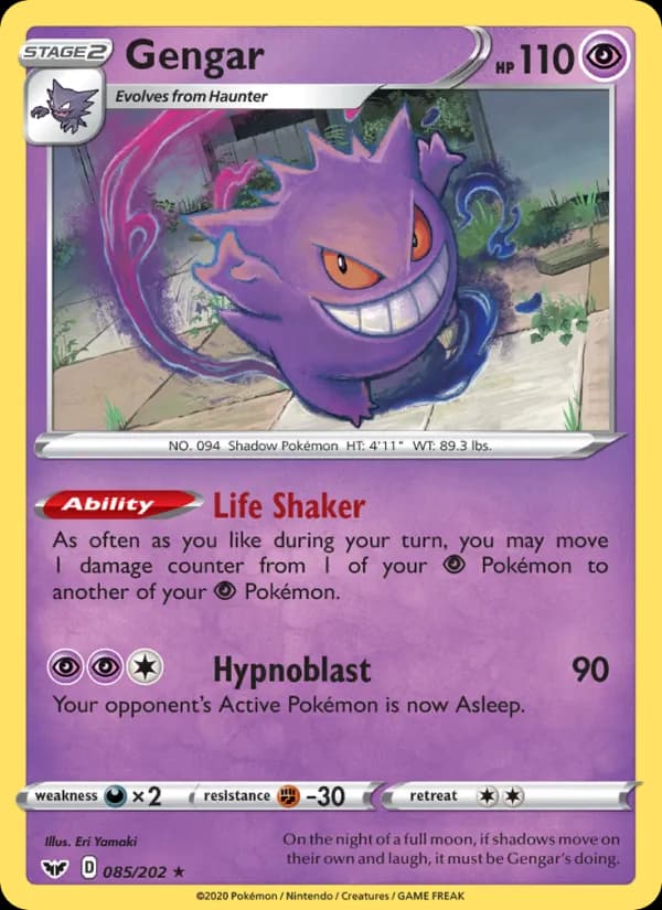 Gengar 85/202, Sword & Shield