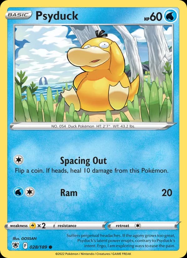 Psyduck 028/189, Astral Radiance
