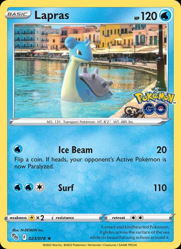 Lapras 023/78, Pokémon GO