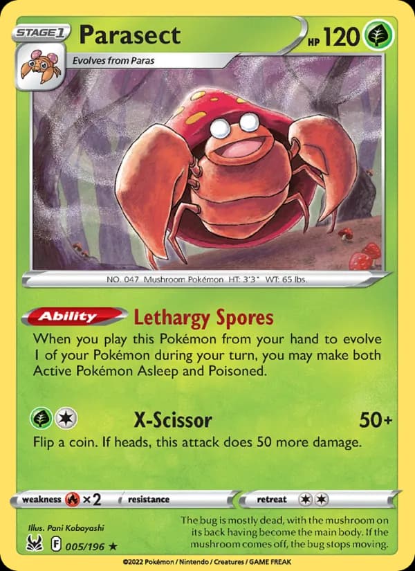 Parasect 005/196, Lost Origin