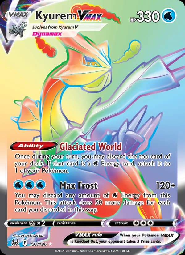 Kyurem VMAX 197/196, Lost Origin