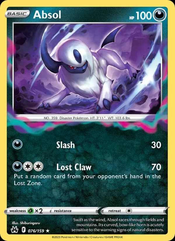 Absol 076/159, Crown Zenith