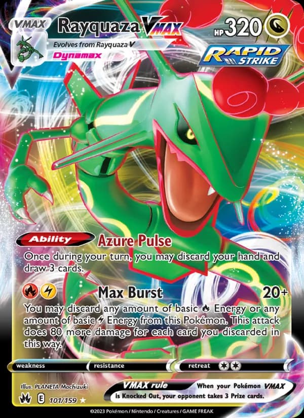 Rayquaza VMAX 101/159, Crown Zenith