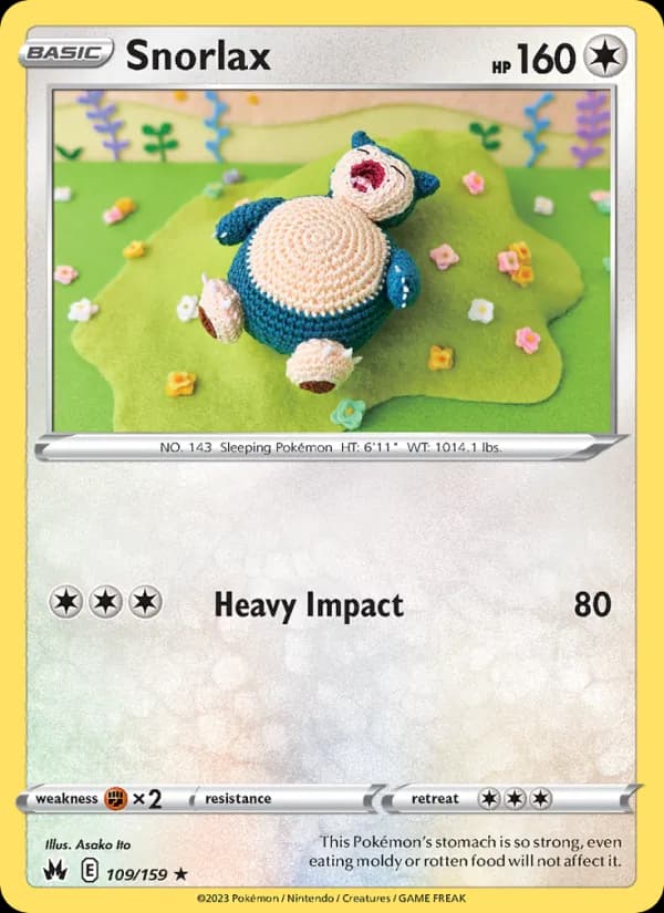 Snorlax 109/159, Crown Zenith