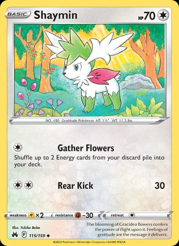 Shaymin 115/159, Crown Zenith