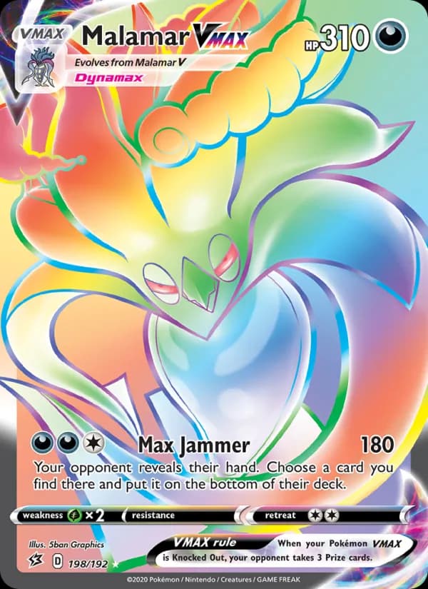 Malamar VMAX 198/192, Rebel Clash