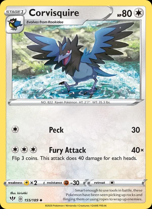 Corvisquire 155/189, Darkness Ablaze
