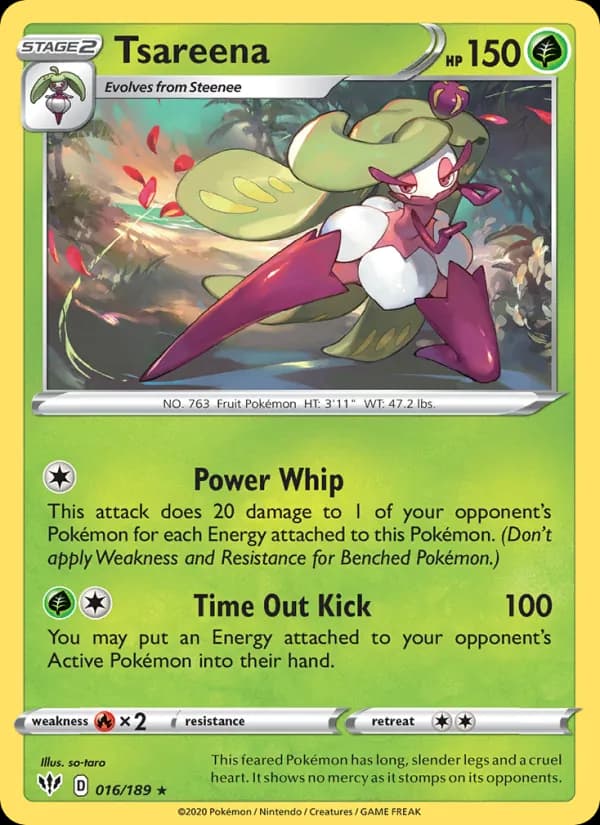 Tsareena 16/189, Darkness Ablaze