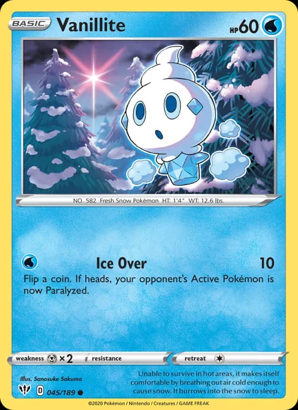Vanillite 45/189, Darkness Ablaze