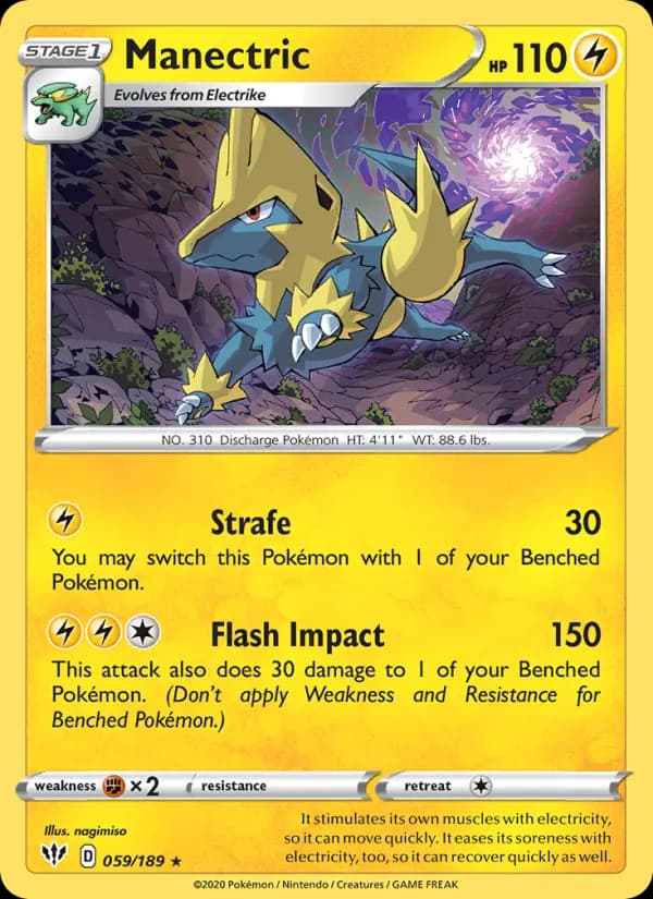 Manectric 59/189, Darkness Ablaze