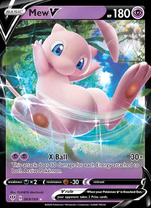 Mew V 69/189, Darkness Ablaze