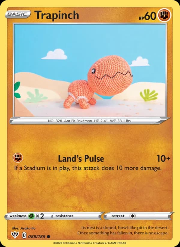 Trapinch 89/189, Darkness Ablaze