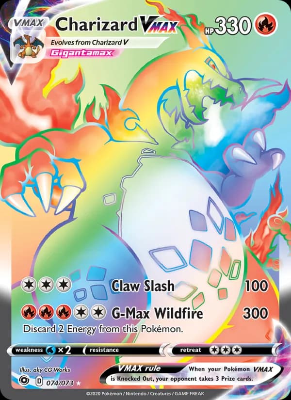 Charizard VMAX 74/73, Champion's Path