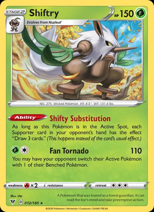 Shiftry 12/185, Vivid Voltage